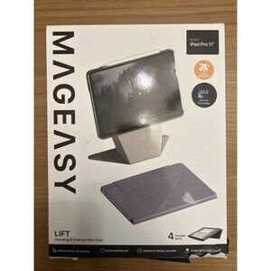 MAGEASY Lift Tablet Case Compatible 2024 iPad Pro 11"(M2) Turn iPad Into Monitor